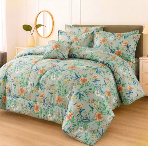 7 Pcs Comforter Set King Size