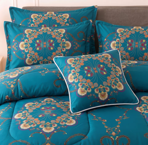 7 Pcs Comforter Set King Size