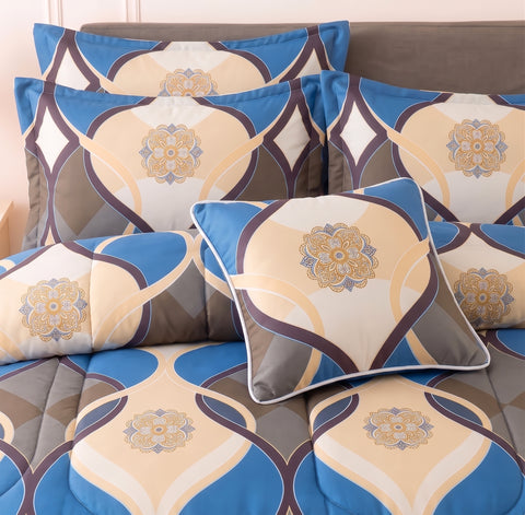 7 Pcs Comforter Set King Size