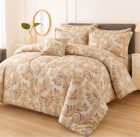7 Pcs Comforter Set King Size