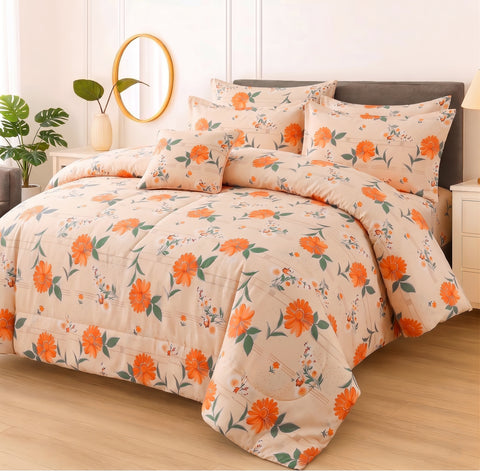 7 Pcs Comforter Set King Size