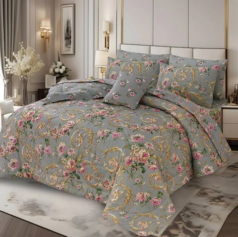 7 Pcs Comforter Set King Size