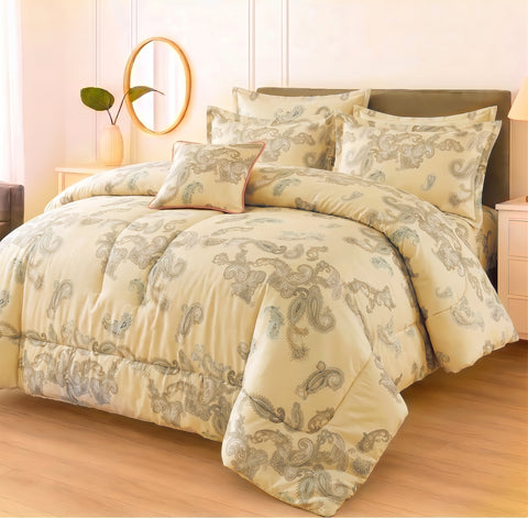 7 Pcs Comforter Set King Size