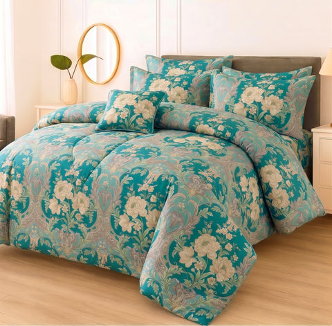 7 Pcs Comforter Set King Size