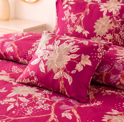 Premium Summer King Size Soft Cotton Comforter Set - 7-Piece