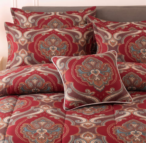 7 Pcs Comforter Set King Size