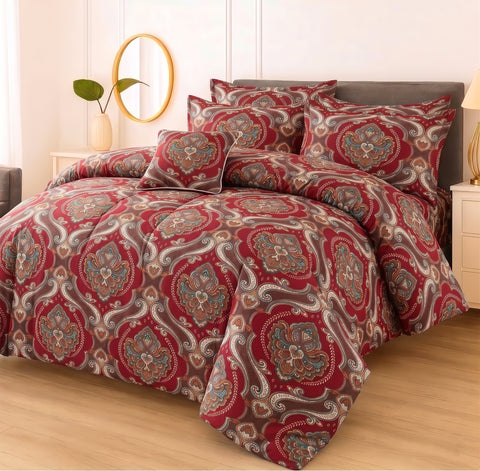 7 Pcs Comforter Set King Size