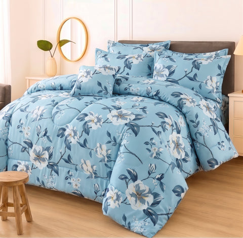 7 Pcs Comforter Set King Size