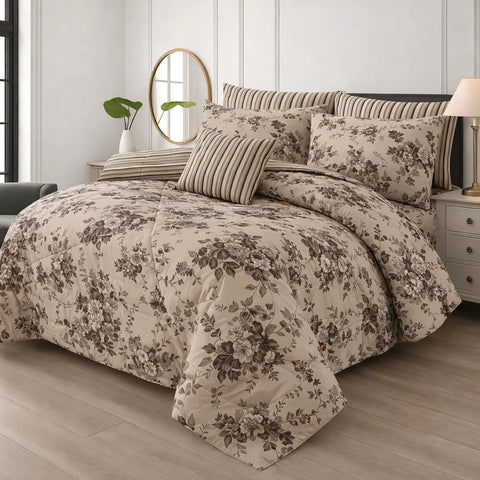 7 Pcs Comforter Set King Size