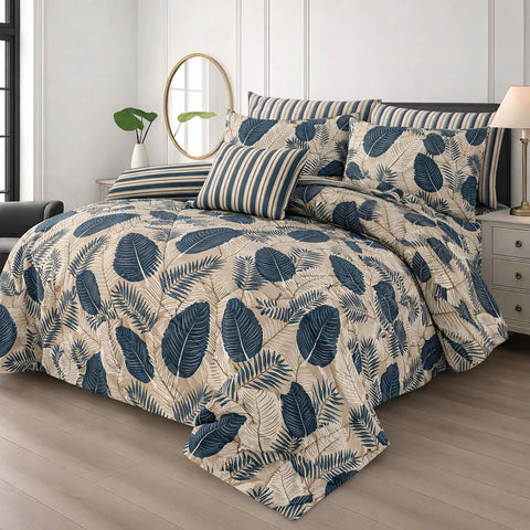 7 Pcs Comforter Set King Size