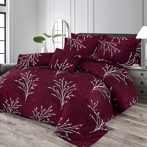 7 Pcs Comforter Set King Size