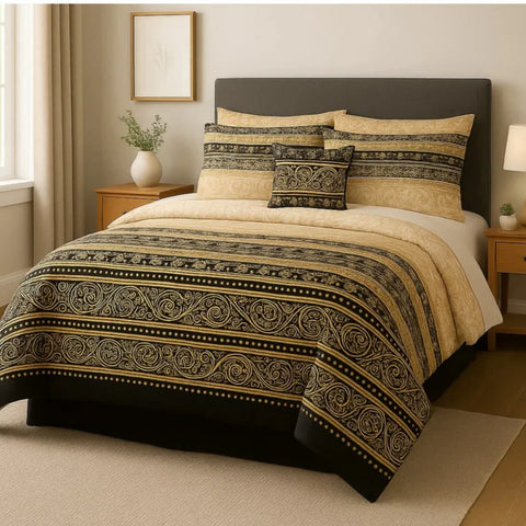7 Pcs Comforter Set King Size