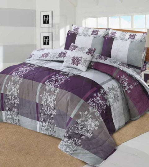 7 Pcs Comforter Set King Size