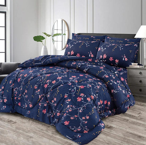 7 Pcs Comforter Set King Size