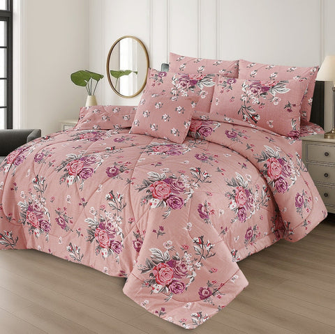7 Pcs Comforter Set King Size