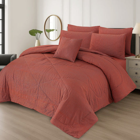 7 Pcs Comforter Set King Size