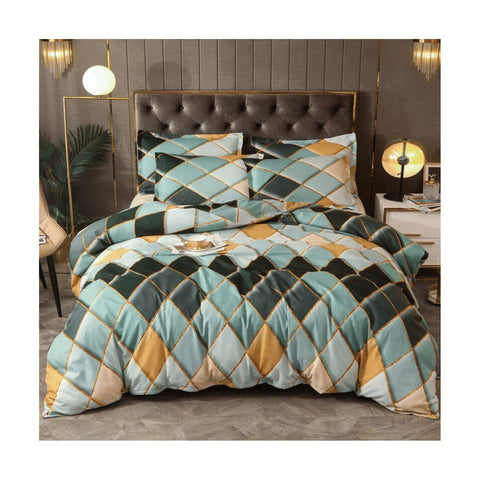 Premium Summer King Size Soft Cotton Comforter Set - 7-Piece