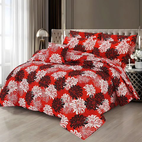 Premium Summer King Size Soft Cotton Comforter Set - 7-Piece