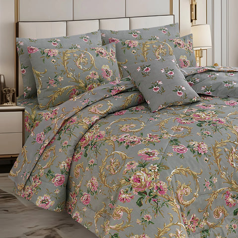 7 Pcs Comforter Set King Size