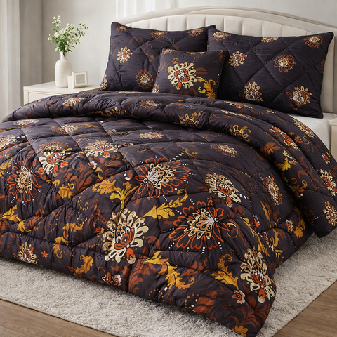 7 Pcs Comforter Set King Size