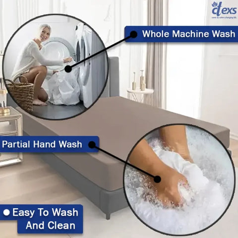 Waterproof Mattress Protector Covers – WHITE