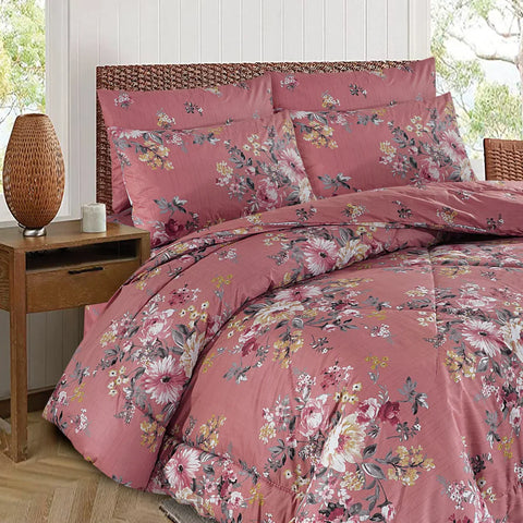 6 pc Winter Razai Set (Heavy Filling)