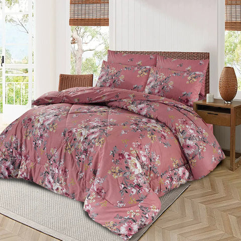 6 pc Winter Razai Set (Heavy Filling)
