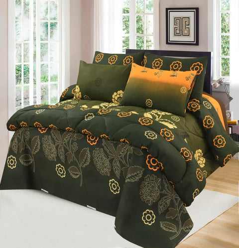 6 pc Winter Razai Set (Heavy Filling)