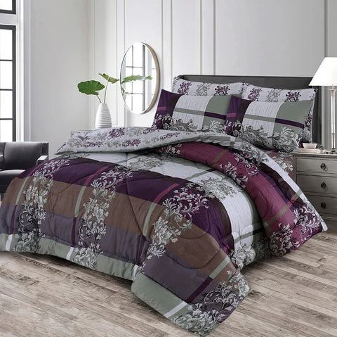 6 pc Winter Razai Set (Heavy Filling)